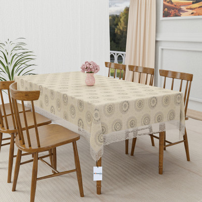 HOMESTIC Yellow, Grey PVC Table Linen Set(Pack of 1)