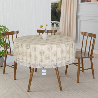 HOMESTIC Yellow, Grey PVC Table Linen Set(Pack of 1)