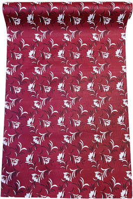 homerz Rectangular Pack of 1 Table Placemat(Red, PVC)