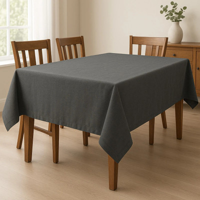 cassa de lusso Grey Organic Cotton Table Linen Set(Pack of 7)