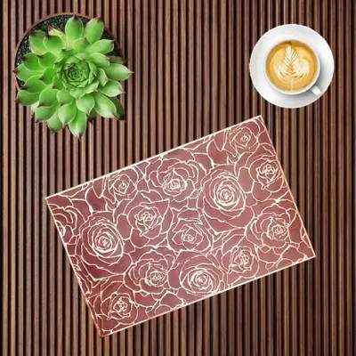 Flipkart SmartBuy Rectangular Pack of 2 Table Placemat(Brown, PVC)