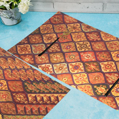 Winner Rectangular Pack of 6 Table Placemat(Multicolor, PVC)