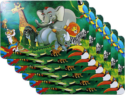 KUBER INDUSTRIES Fridge Mat(Width: 46 cm, Green)