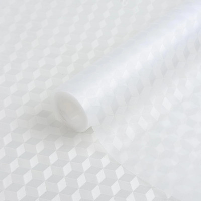 vitzie Rectangular Pack of 1 Table Placemat(White, PVC)