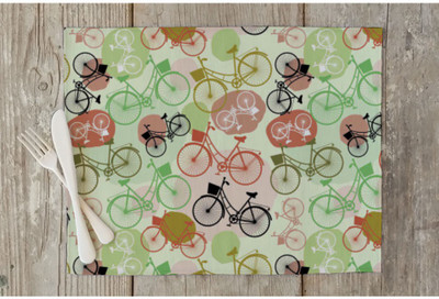 Artzfolio Rectangular Pack of 6 Table Placemat(Multicolor, Cotton)