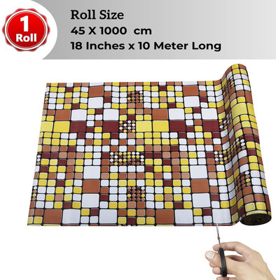 Castle Decor Rectangular Pack of 1 Table Placemat(Brown, PVC)