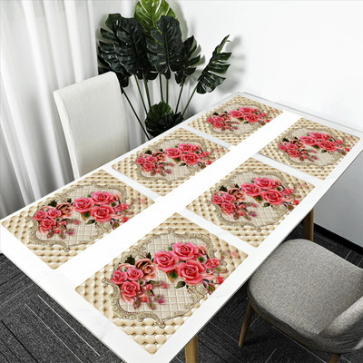 Flipkart SmartBuy Rectangular Pack of 6 Table Placemat(Multicolor, PVC)