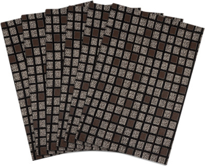 Saral Home Rectangular Pack of 6 Table Placemat(Grey, Polyester)