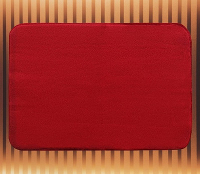 Casanest Rectangular Pack of 3 Table Placemat(Red, Cotton)