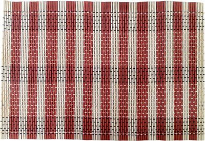 KiaraHome Rectangular Pack of 1 Table Placemat(Brown, PVC)