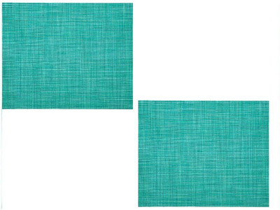 IKEA Rectangular Pack of 2 Table Placemat(Green, Plastic)