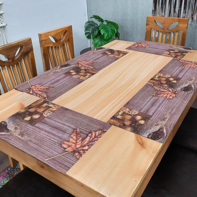 Flipkart SmartBuy Rectangular Pack of 6 Table Placemat(Beige, PVC)