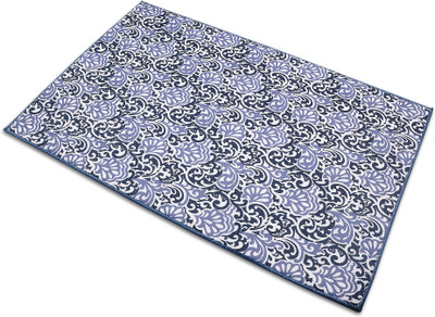 VRT Rectangular Pack of 1 Table Placemat(Blue, Microfibre)
