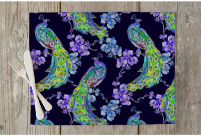 Artzfolio Rectangular Pack of 6 Table Placemat(Multicolor, Cotton)