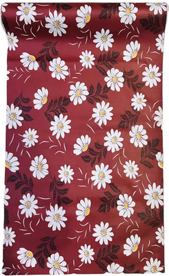 homerz Rectangular Pack of 1 Table Placemat(Red, PVC)