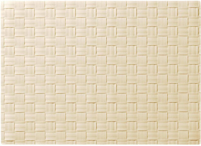 IKEA Rectangular Pack of 1 Table Placemat(Beige, Polypropylene)