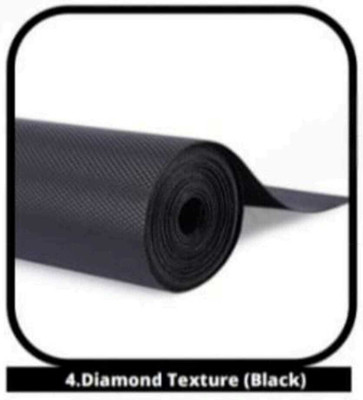 SHANTANU Rectangular Pack of 1 Table Placemat(Black, Rubber)