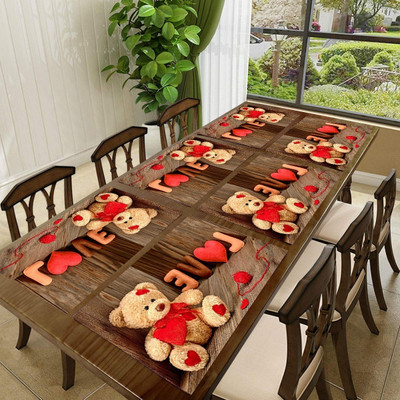 SANRAKSSHAN Rectangular Pack of 6 Table Placemat(White, PVC)
