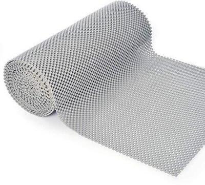MT BROTHERS Rectangular Pack of 1 Table Placemat(Grey, PVC)