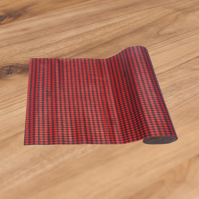 E-Retailer Rectangular Pack of 1 Table Placemat(Red, PVC)