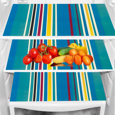 REVEXO Fridge Mat(Width: 44 cm, Multicolor)