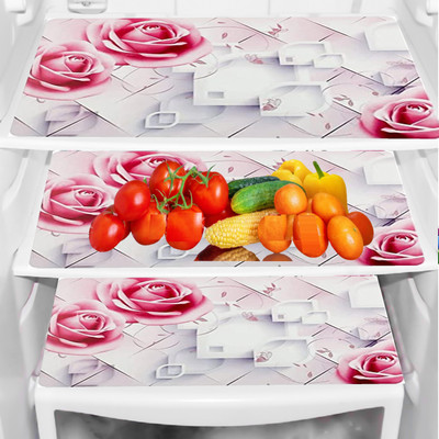 REVEXO Fridge Mat(Width: 44 cm, Multicolor)