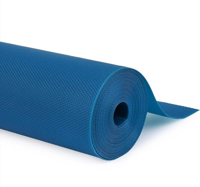 Home Ark Rectangular Pack of 1 Table Placemat(Blue, PVC)