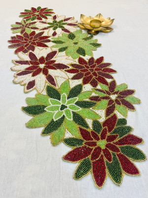 MFU-MADE FOR YOU Multicolor 33.36 cm Table Runner(Polyester)