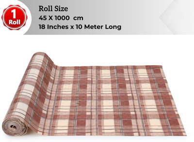 Castle Decor Rectangular Pack of 1 Table Placemat(Brown, PVC)