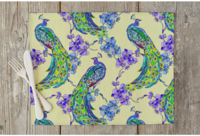 Artzfolio Rectangular Pack of 6 Table Placemat(Multicolor, Cotton)