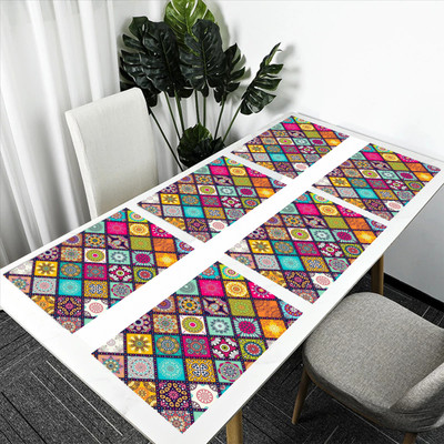 Flipkart SmartBuy Rectangular Pack of 6 Table Placemat(Multicolor, PVC)