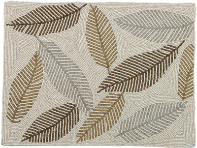 FLI HAUT Rectangular Pack of 1 Table Placemat(Multicolor, Silk)