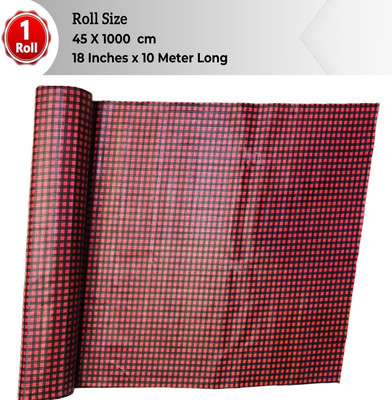 Castle Decor Rectangular Pack of 1 Table Placemat(Maroon, PVC)