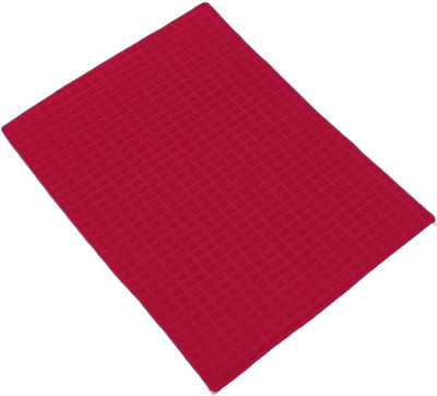 evohome Rectangular Pack of 1 Table Placemat(Red, Microfibre)
