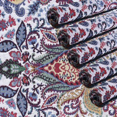 PRAKARTIK Rectangular Pack of 6 Table Placemat(Multicolor, Cotton)