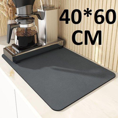 Sahaj Enterprise Rectangular Pack of 1 Table Placemat(Black, Rubber)