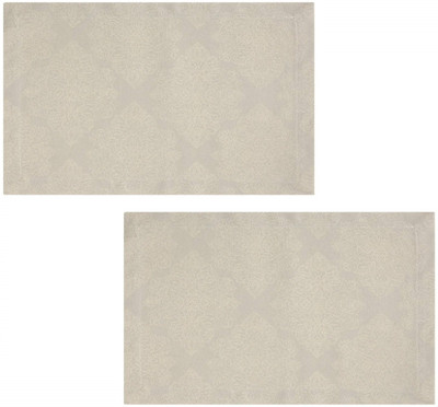 IKEA Rectangular Pack of 2 Table Placemat(Beige, Cotton)