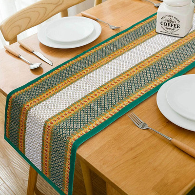 orric Rectangular Pack of 1 Table Placemat(Green, River Grass)