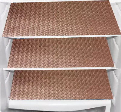 Mopak Decor Rectangular Pack of 3 Table Placemat(Brown, Polyester)