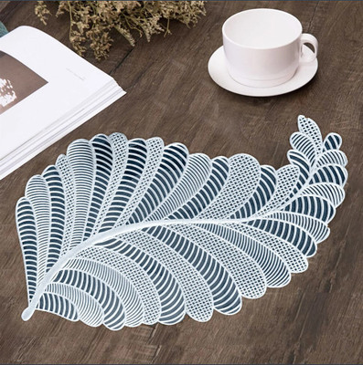 Flipkart SmartBuy Oval Pack of 2 Table Placemat(Silver, PVC)