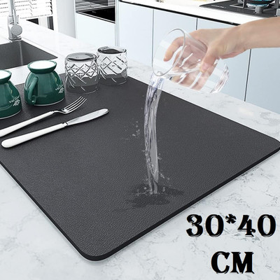 krenz Square Pack of 1 Table Placemat(Black, Rubber)