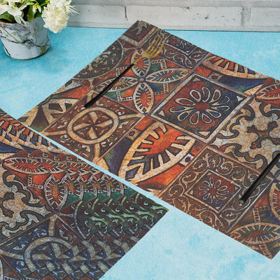 Winner Rectangular Pack of 6 Table Placemat(Multicolor, PVC)