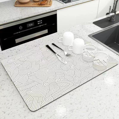NYS STORE Rectangular Pack of 1 Table Placemat(White, Polyester)