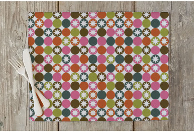 Artzfolio Rectangular Pack of 6 Table Placemat(Multicolor, Cotton)