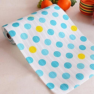 REHTRAD Rectangular Pack of 1 Table Placemat(Blue, White, PVC)