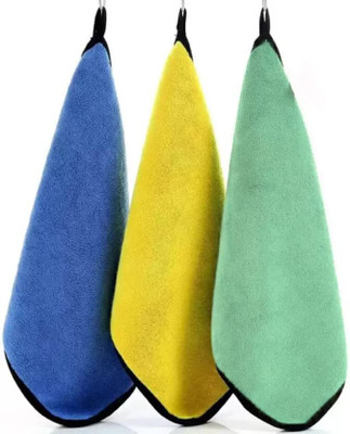 Evolife Rectangular Pack of 3 Table Placemat(Multicolor, Microfibre)