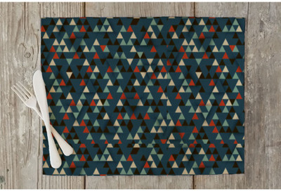 Artzfolio Rectangular Pack of 6 Table Placemat(Multicolor, Cotton)