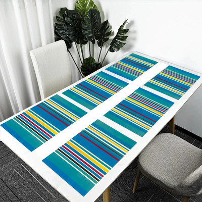 Flipkart SmartBuy Rectangular Pack of 6 Table Placemat(Multicolor, PVC)