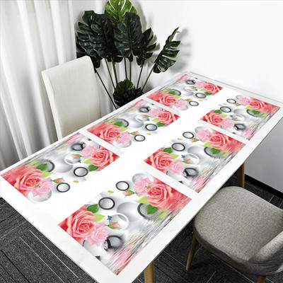Flipkart SmartBuy Rectangular Pack of 6 Table Placemat(Multicolor, PVC)