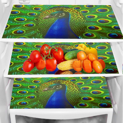 REVEXO Fridge Mat(Width: 44 cm, Multicolor)